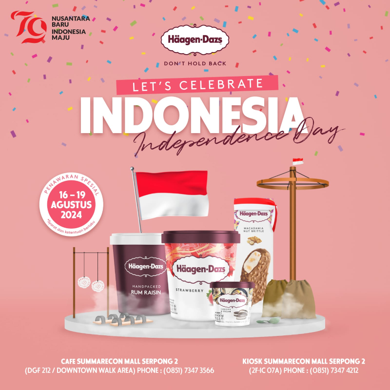 Haagen Dazs Let`s Celebrate Indonesia